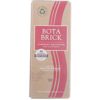 Bota Brick Cabernet Sauvignon California - Available at Wooden Cork