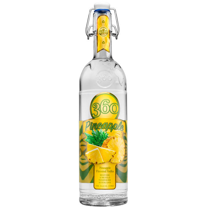360 Vodka Pineapple Flavored Vodka - Available at Wooden Cork