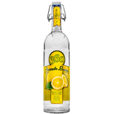 360 Vodka Sorrento Lemon Flavored Vodka - Available at Wooden Cork