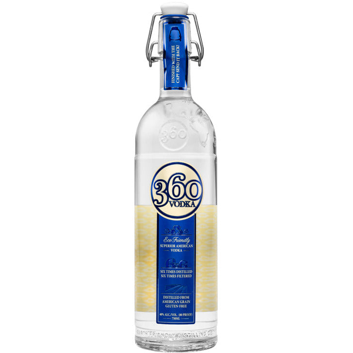 360 Vodka Superior American Vodka - Available at Wooden Cork
