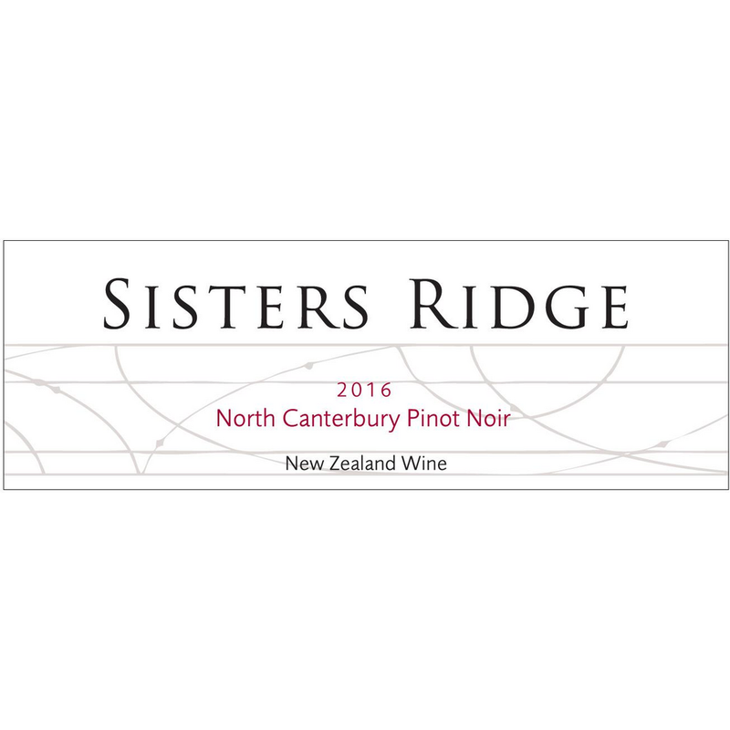 Sisters Ridge North Canterbury Pinot Noir 750ml - Available at Wooden Cork