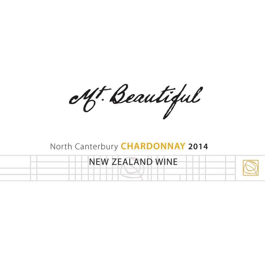 Mt Beautiful North Canterbury Chardonnay 750ml - Available at Wooden Cork