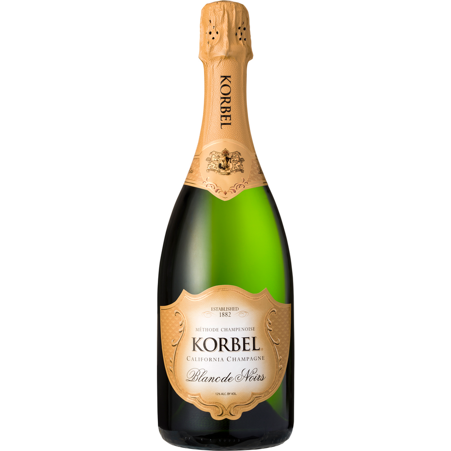 Korbel Sparkling California Blanc De Noir Champagne 750ml - Available at Wooden Cork