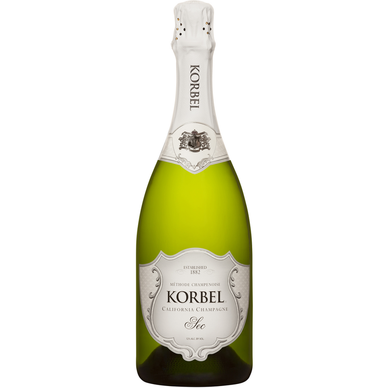 Korbel Sparkling California Sec Sparkling Champagne 750ml - Available at Wooden Cork