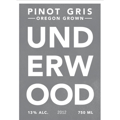 Underwood Cellars Oregon Pinot Gris 750ml - Available at Wooden Cork