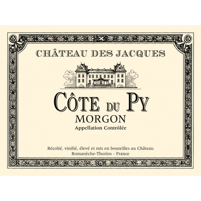 Chateau Des Jacques Morgon AOC Cote Du Py Gamay 750ml - Available at Wooden Cork