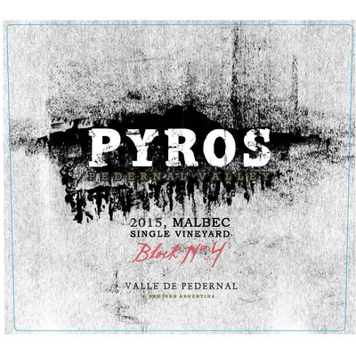 Pyros Pedernal Valley Single Vineyard Malbec Block No. 4 750ml - Available at Wooden Cork