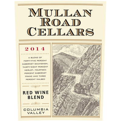 Mullan Road Cellars Columbia Valley Red Blend 750ml - Available at Wooden Cork