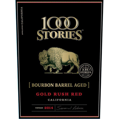 1000 Stories California Gold Rush Bourbon Barrel Aged Red Blend 750ml - Available at Wooden Cork