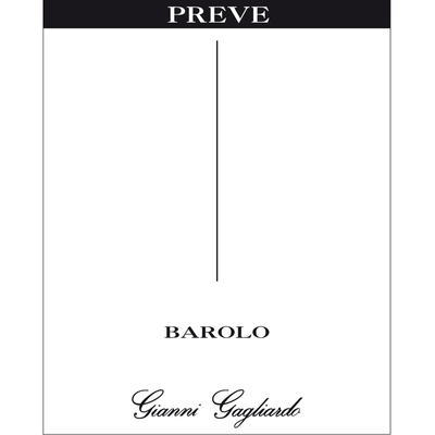 Gianni Gagliardo Preve Barolo Nebbiolo 750ml - Available at Wooden Cork