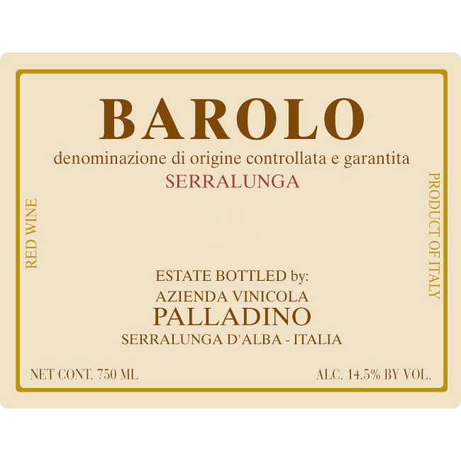Palladino Barolo Serralunga Nebbiolo 750ml - Available at Wooden Cork