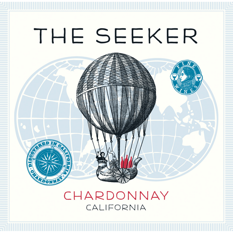 The Seeker California Chardonnay 750ml - Available at Wooden Cork
