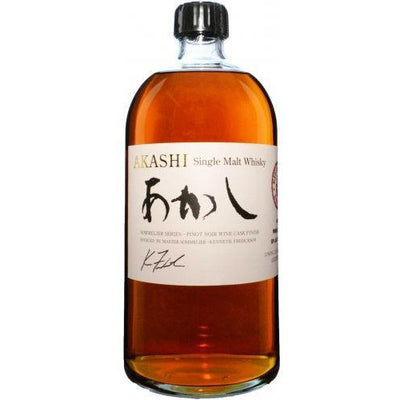 Akashi Sommelier Series Pinot Noir Wine Cask Finish Single Malt Whisky - Available at Wooden Cork