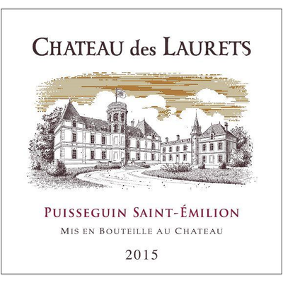 Chateau Des Laurets Saint Emilion Red Bordeaux Blend 750ml - Available at Wooden Cork