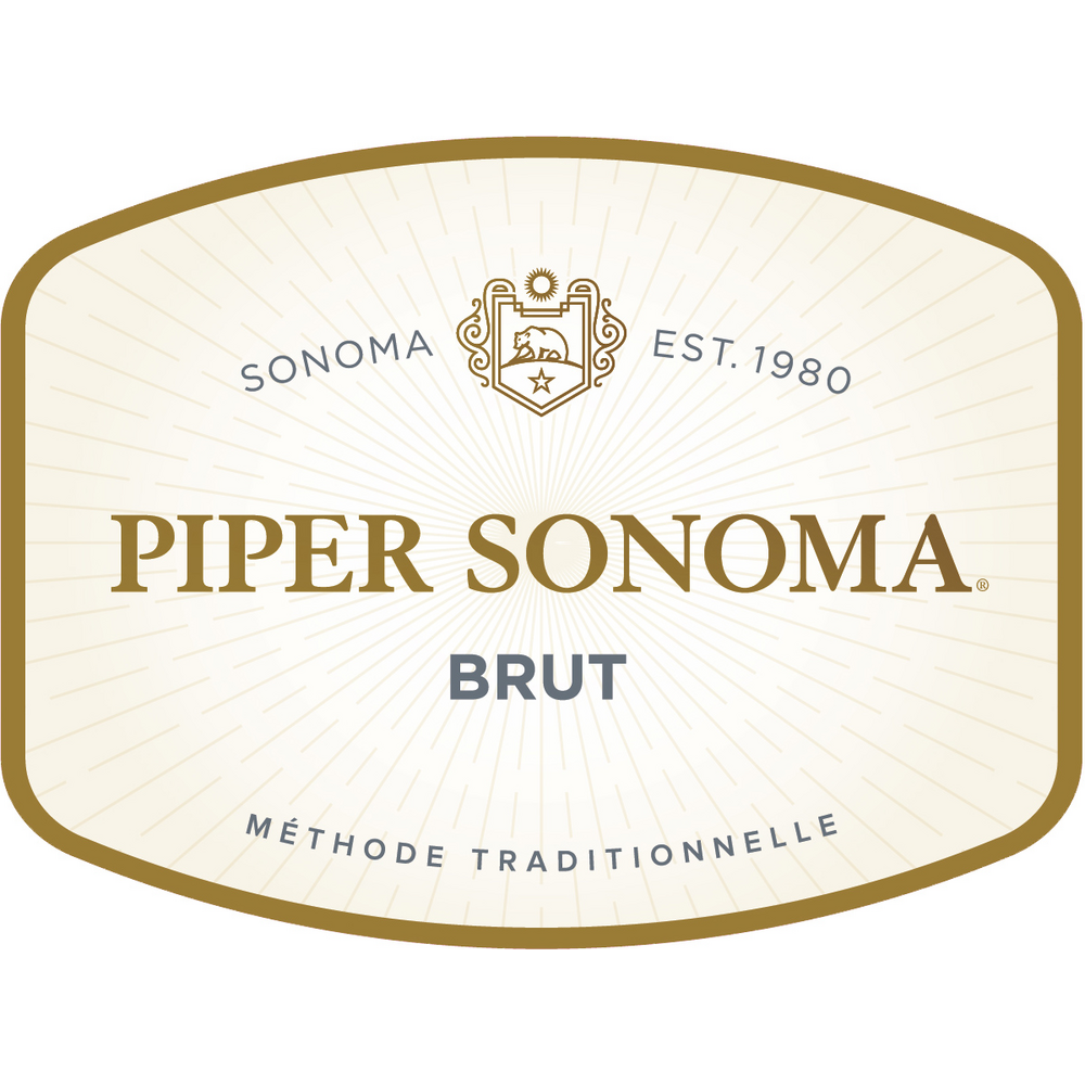 Piper Sonoma Sonoma County Brut 750ml New Label - Available at Wooden Cork