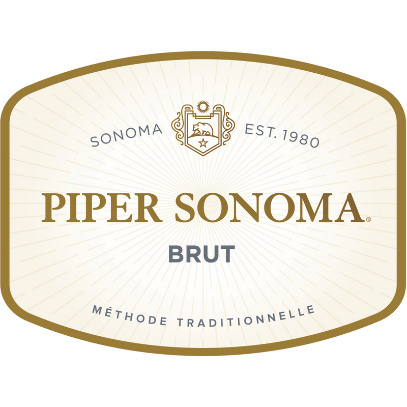 Piper Sonoma Sonoma County Brut 750ml New Label - Available at Wooden Cork