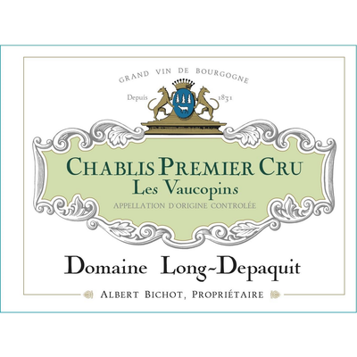 Albert Bichot Les Vaucoupins Chablis 1Er Cru Domaine Long-Depaquit Chardonnay 750ml - Available at Wooden Cork