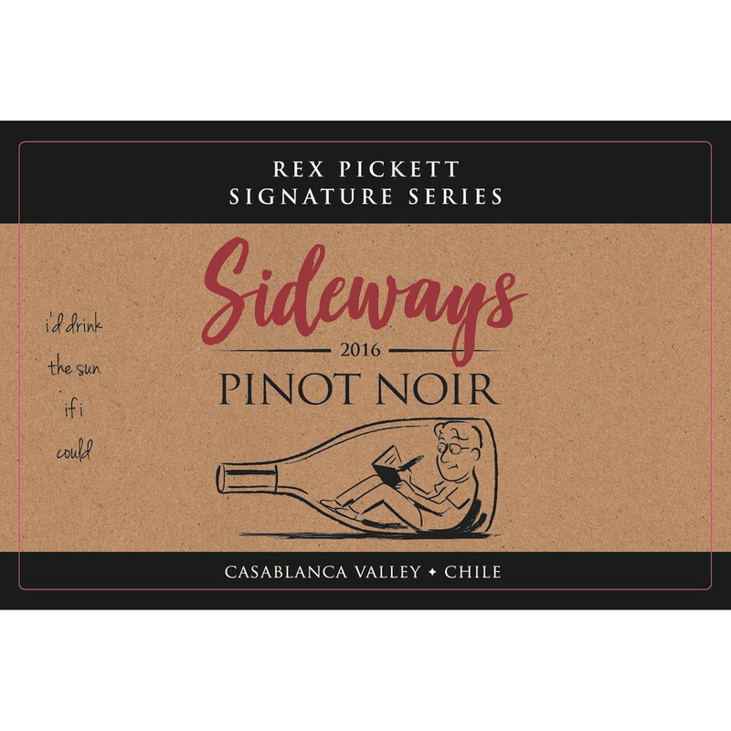 Sideways Casablaca Valley Pinot Noir 750ml - Available at Wooden Cork