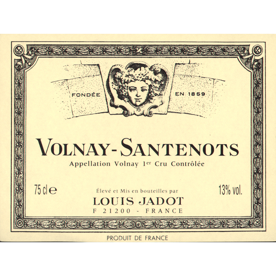 Louis Jadot Volnay 1Er Cru Santenots Pinot Noir 750ml - Available at Wooden Cork
