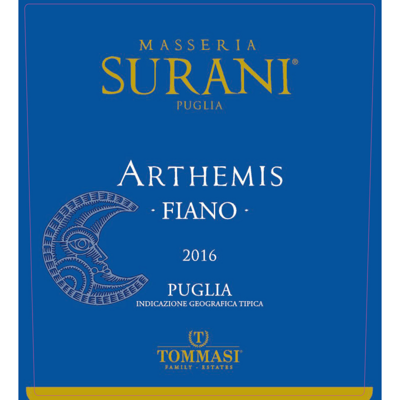 Masseria Surani Arthemis Puglia IGT Fiano 750ml - Available at Wooden Cork