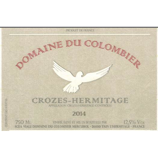 Domaine du ColombierÂ Hermitage Rouge Syrah 750ml - Available at Wooden Cork