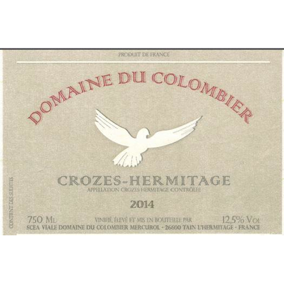 Domaine du ColombierÂ Hermitage Rouge Syrah 750ml - Available at Wooden Cork