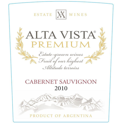 Alta Vista Premium Mendoza Cabernet Sauvignon 750ml - Available at Wooden Cork