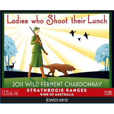 Fowles Wine Ladies Who Shoot Their Lunch Strathbogie Ranges Chardonnay 750ml - Available at Wooden Cork