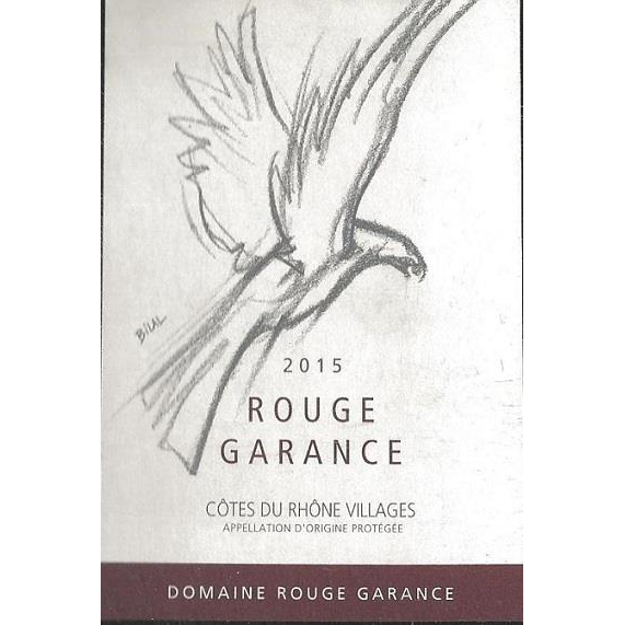 Domaine Rouge Garance Cotes du Rhone Villages 750ml - Available at Wooden Cork