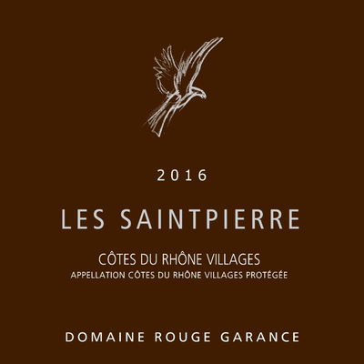 Domaine Rouge Garance Cotes Du Rhone Villages Les Saintpierre Red Blend 750ml - Available at Wooden Cork