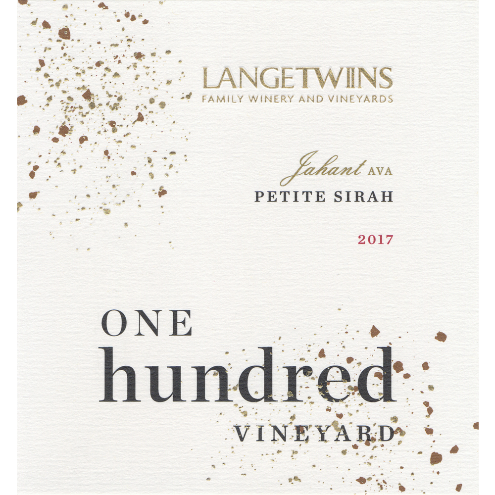 LangeTwins Single Vineyard Estate Clarksburg Petite Sirah 750ml - Available at Wooden Cork