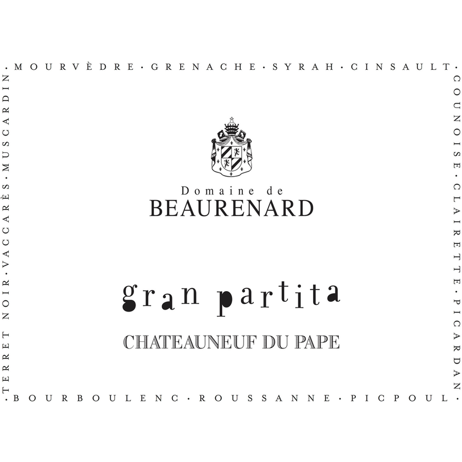 Domaine De Beaurenard Chateauneuf-Du-Pape Gran Partita Rouge 750ml - Available at Wooden Cork