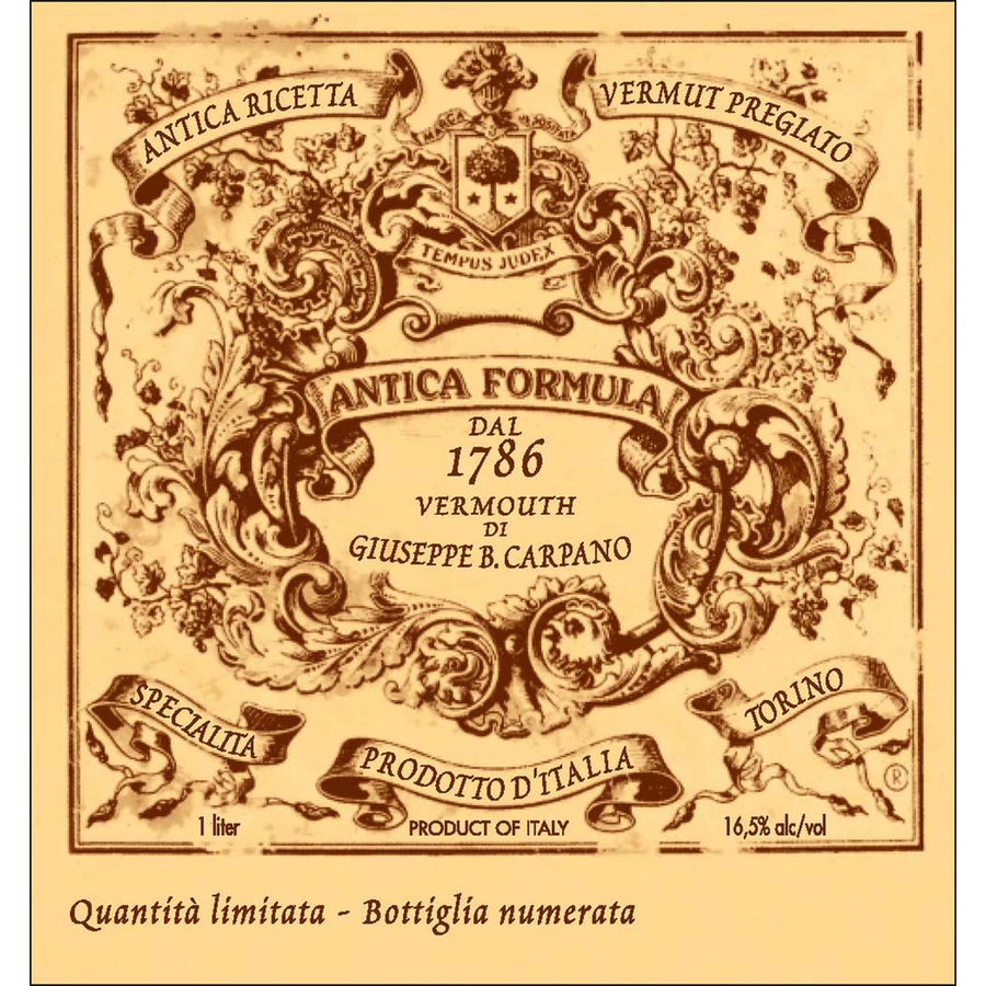 Carpano Antica Formula Vermouth 750ml - Available at Wooden Cork