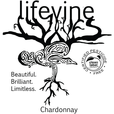 LifeVine California Chardonnay 750ml - Available at Wooden Cork
