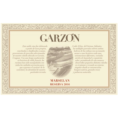 Garzon Uruguay Reserve Marselan 750ml - Available at Wooden Cork