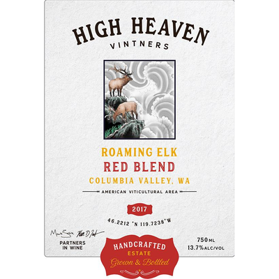 High Heaven Vintners Columbia Valley Roaming Elk Red Blend 750ml - Available at Wooden Cork