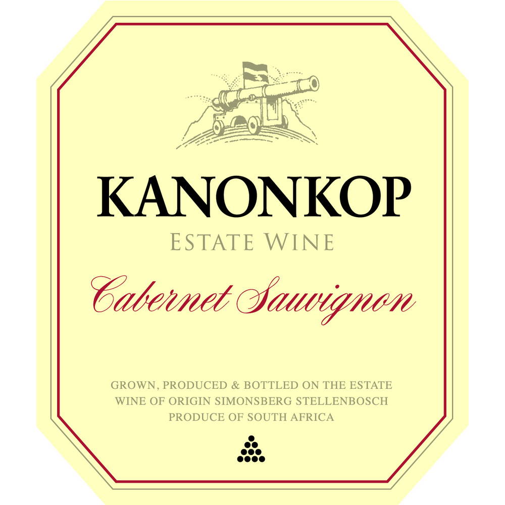Kanonkop Estate Stellenbosch Cabernet Sauvignon 750ml - Available at Wooden Cork