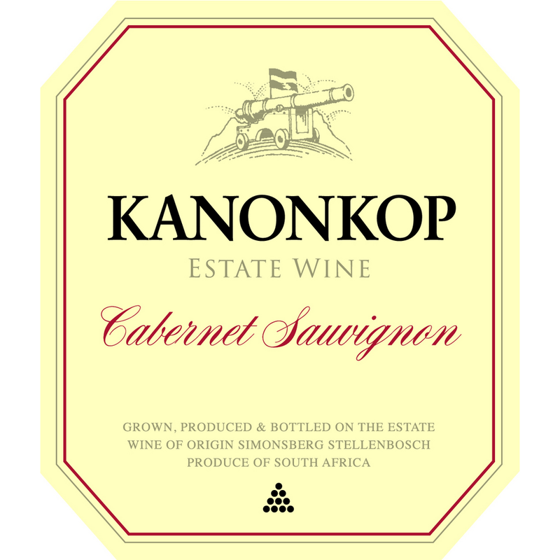 Kanonkop Estate Stellenbosch Cabernet Sauvignon 750ml - Available at Wooden Cork
