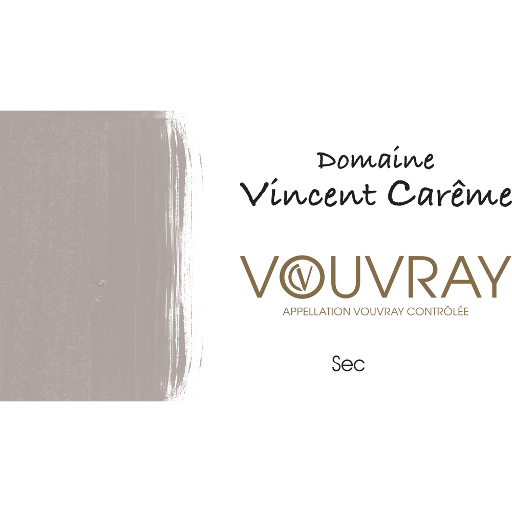 Domaine Vincent Careme Vouvray Sec Chenin Blanc 750ml - Available at Wooden Cork
