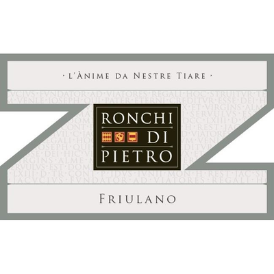 Ronchi Di Pietro Colli Orientali Del Friuli Friulano 750ml - Available at Wooden Cork
