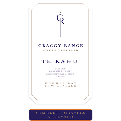 Craggy Range Te'Kahu Gimblett Gravels Red Bordeaux Blend 750ml - Available at Wooden Cork