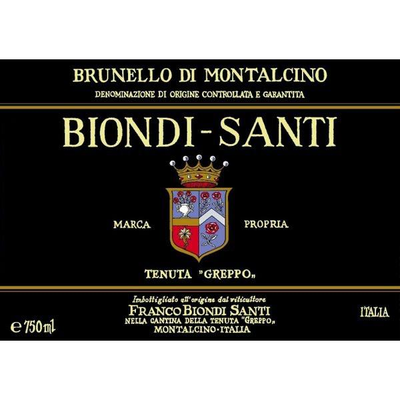 Biondi Santi Brunello Di Montalcino Sangiovese 750ml - Available at Wooden Cork