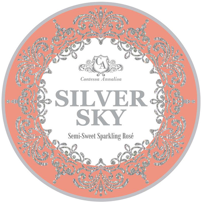 Contessa Annalisa Collection Silver Sky Sparkling Rose 750ml - Available at Wooden Cork