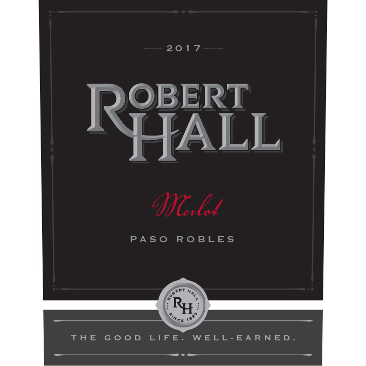 Robert Hall Paso Robles Merlot 750ml Black Label - Available at Wooden Cork