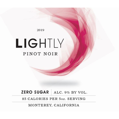 Lightly Monterey County Pinot Noir 750ml - Available at Wooden Cork