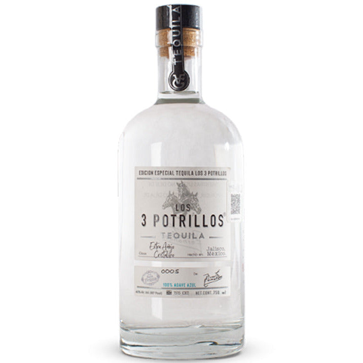 Tres Potrillos Tequila Triple Distilled Blanco - Available at Wooden Cork