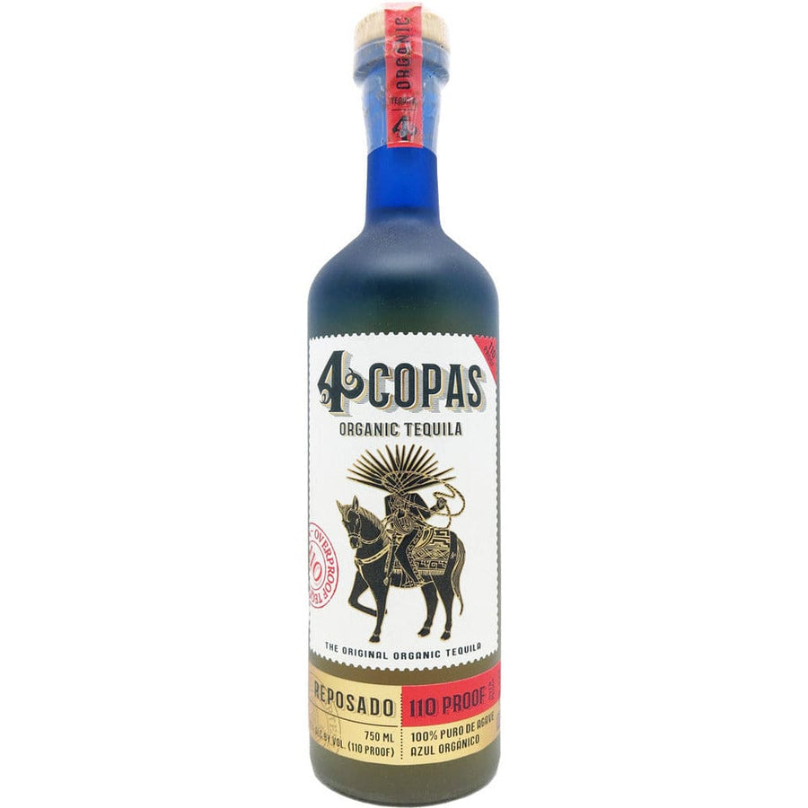 4 Copas Reposado Tequila 110 Proof 750ml