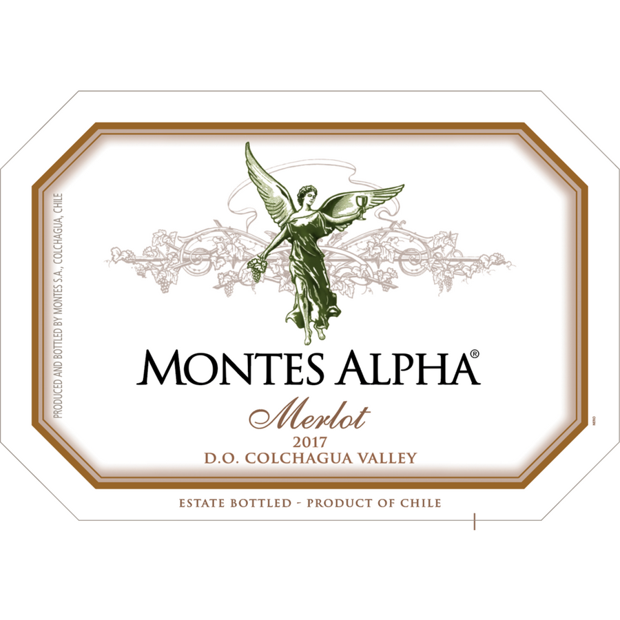 Montes Alpha Colchagua Valley Merlot 750ml - Available at Wooden Cork