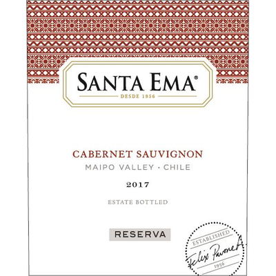 Santa Ema Maipo Valley Reserve Cabernet Sauvignon 750ml - Available at Wooden Cork