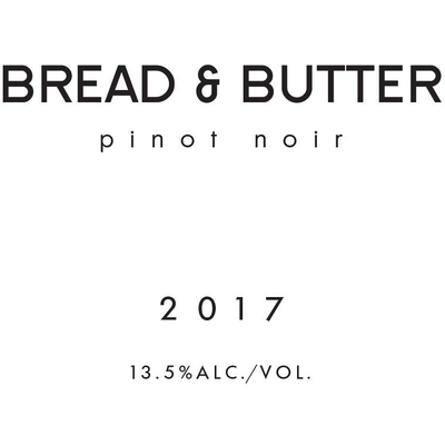 Bread & Butter California Pinot Noir 750ml - Available at Wooden Cork